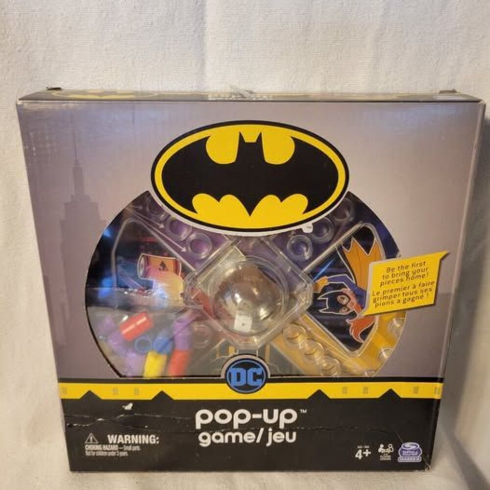 🦇 DC Batman Pop-Up Game Board - NWT - Item #1626